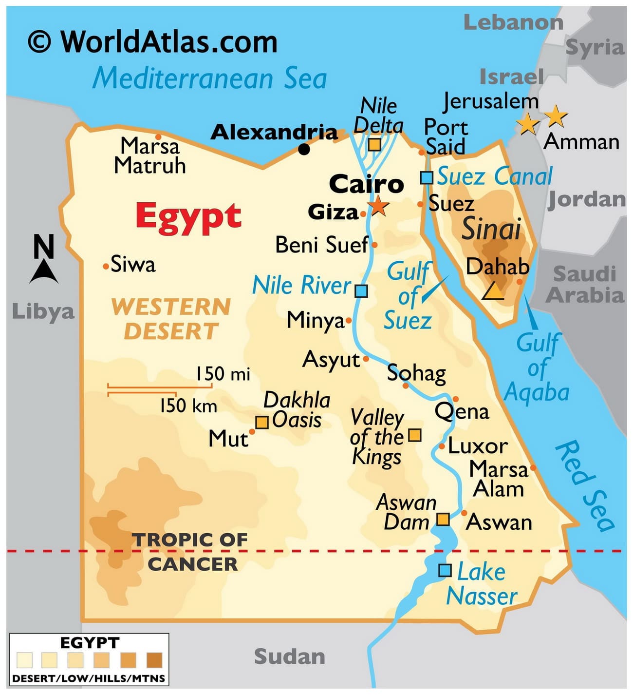 Єгипет – карта