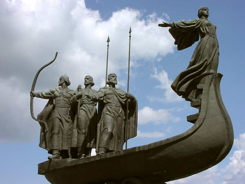 Пам’ятний знак на честь засновників Києва