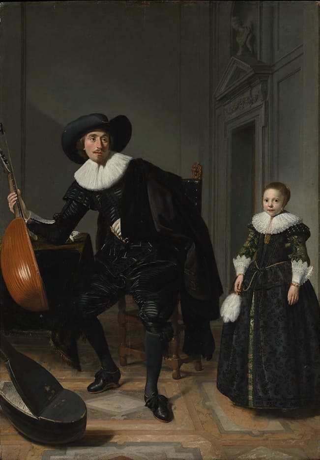 Thomas de Keyser A Musician and His Daughter