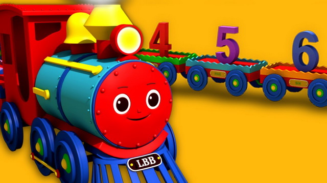 Numbers Song for Children-1 to 20 Number Train