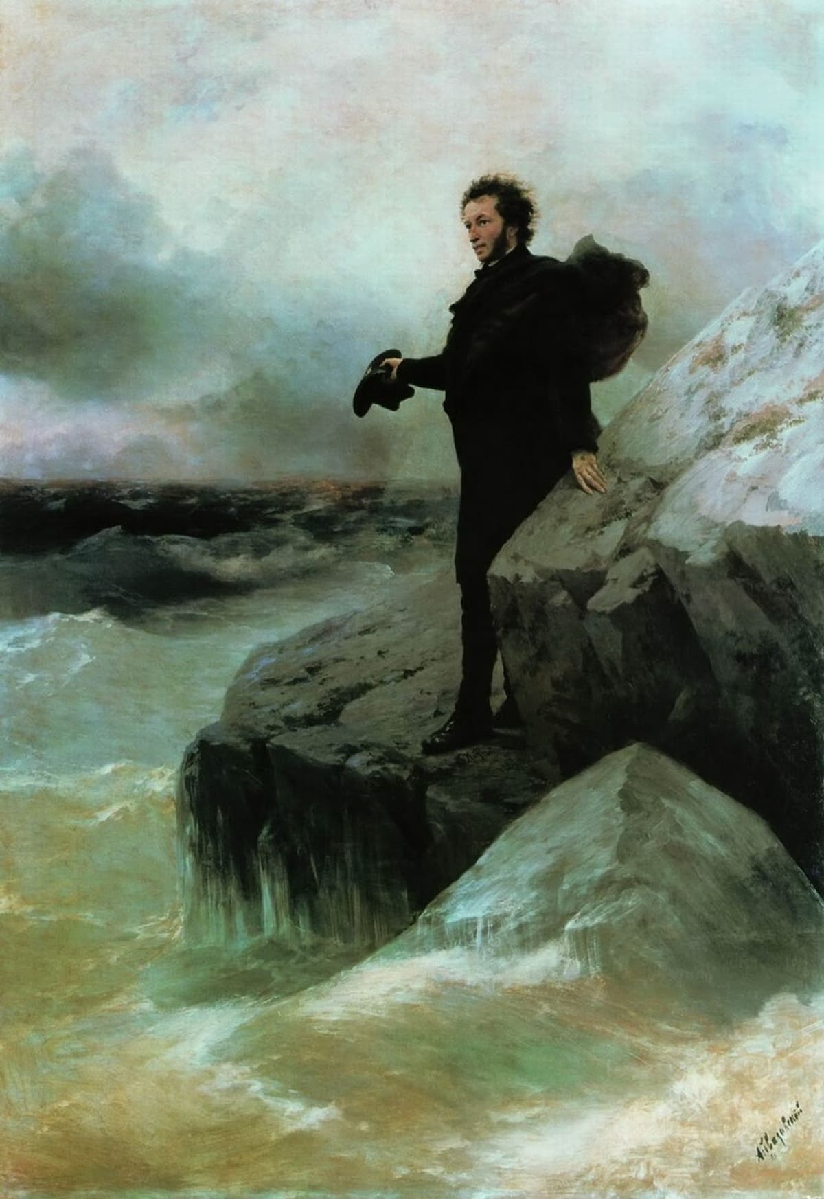 Прощание А. С. Пушкина с морем. 1877 год