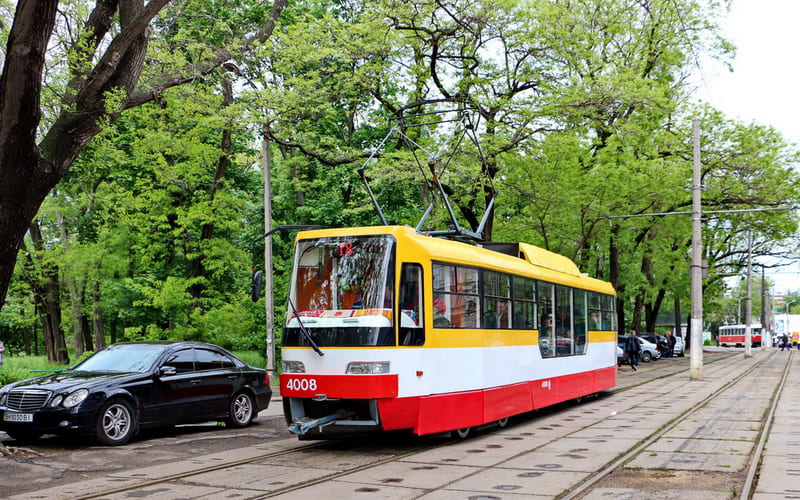 Одесса. Трамвай №18. Современность 21 век