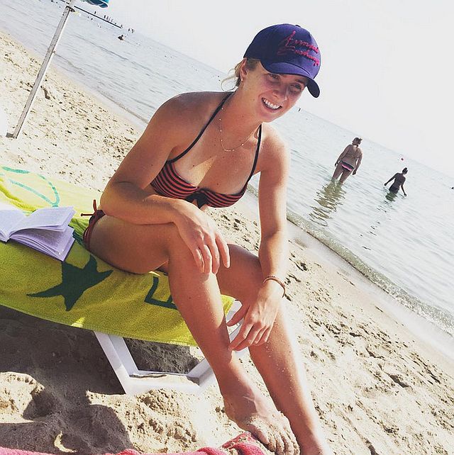 Elina Svitolina on Odessa beach